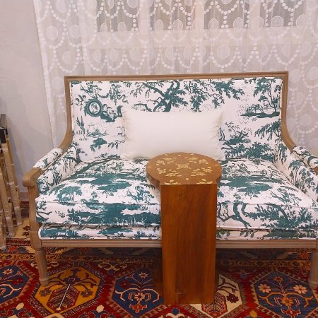 White and Green Sofa -SF08