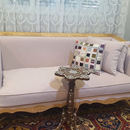 Pink Velvet Texture Sofa - SF19