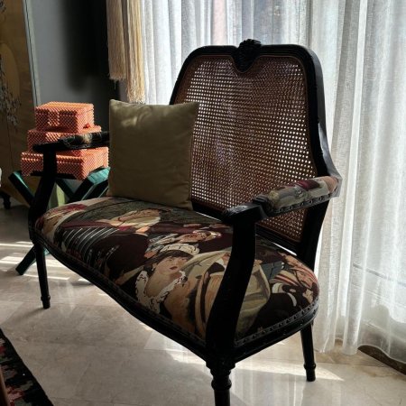 Rattan sofa